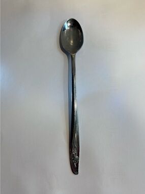 Oneida Arbor Rose Iced Tea Spoon Vintage